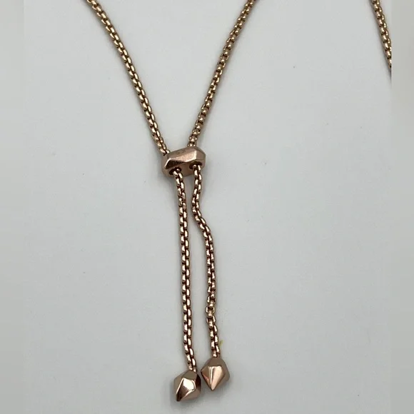 Kendra Scott Harper Necklace in Rose Gold and Crystals 1310 - Picture 3 of 3